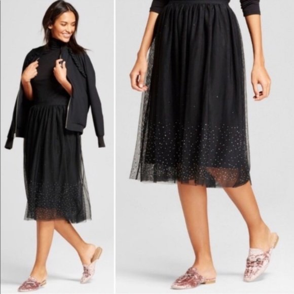 a new day Dresses & Skirts - A New Day Black Tulle Skirt